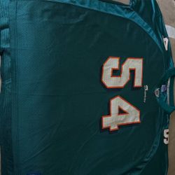 Miami Dolphins Zach Thomas #54 Official Jersey 3XL