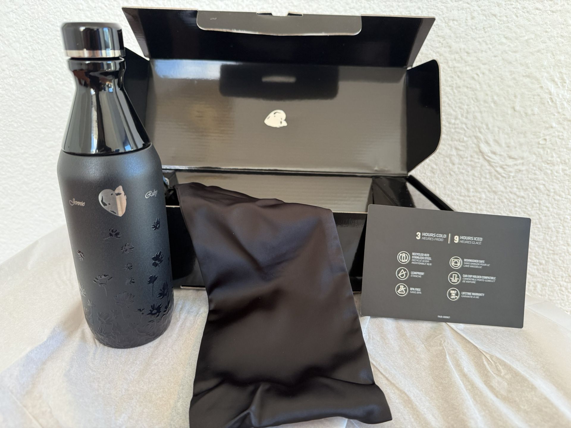 Stanley Luxe All Day Slim 12 Oz Midnight Ruby X JENNIE