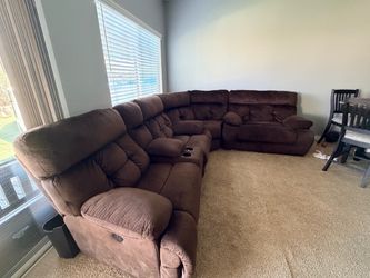 Sectional reclinable eléctrico