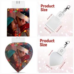 Custom LED Photo Keychains 