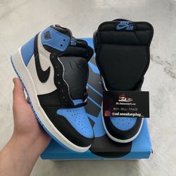 Jordan 1 High UNC Toe Size 6Y 