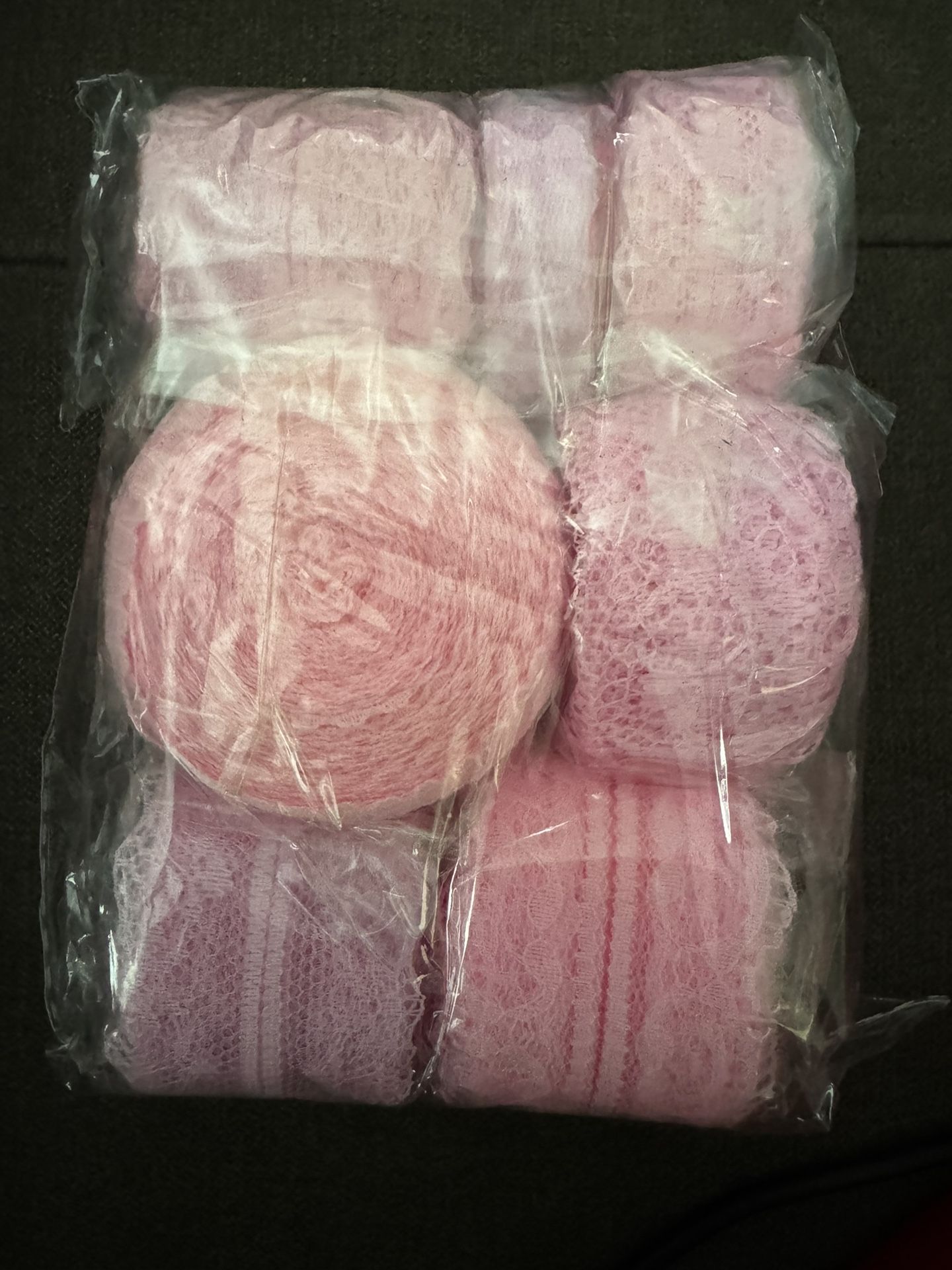 80 Yards Baby Pink Lace Trim Ribbon,8 Rolls Crochet Sewing Assorted Patterns Vintage Floral Lace Ribbons for Sewing DIY,Gift Wrap,Scrapbooking, Bridal