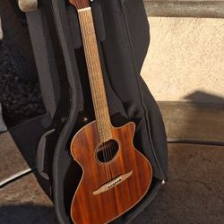 Fender California Newporter Special All-Mahogany Acoustic Electric Guitar