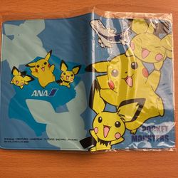 Extremely Rare ANA Pokemon Passport Cover & Luggage Tag