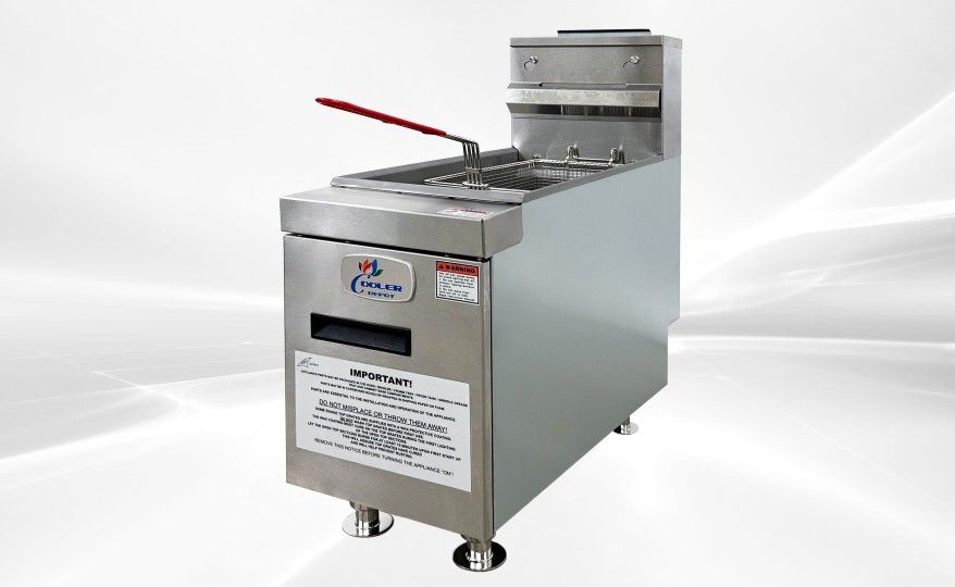 NSF Food truck propane Gas Countertop Fryer LP CTF-2