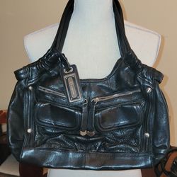 B. Markowsky Leather Shoulder Bag