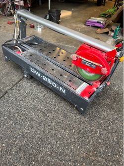 Diamant Rubi DW-250-N tile wet saw