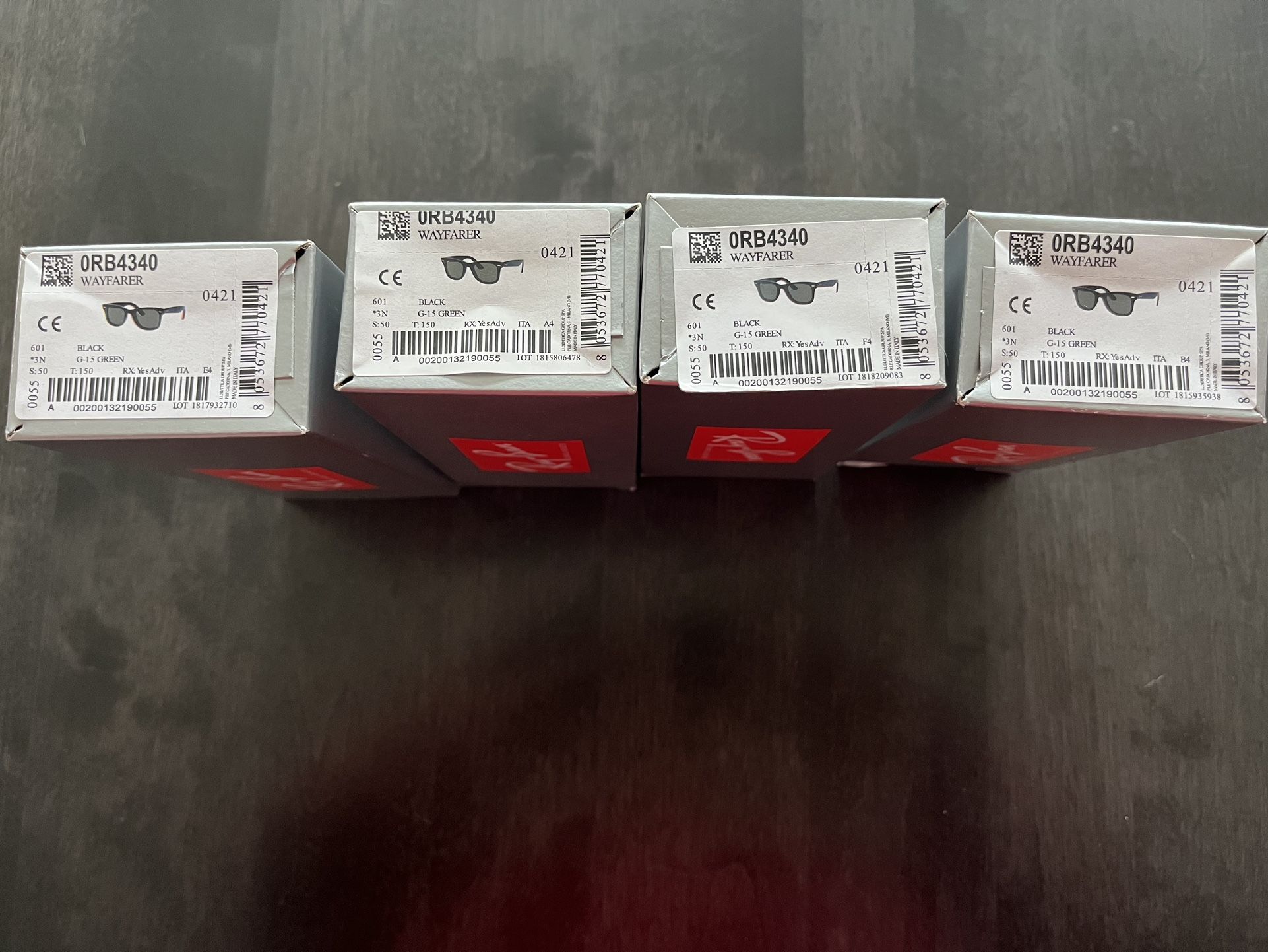 Ray-Ban RB4340 Wayfarer Black Frames