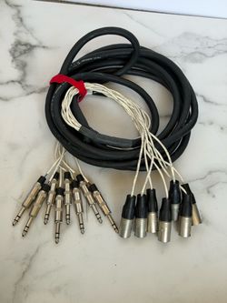 ProCo Acculink 8-channel XLR Male to 1/4-inch TRS Male Snake - 20 foot