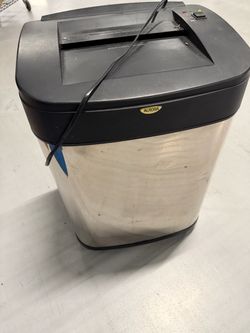 Large Paper Shredder with Stainless Steel Bin