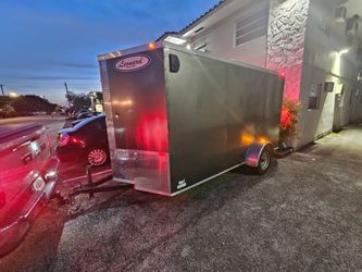 Enclosed trailer 6x14 "2025" Mint Condition, 1owner no issues clean documentation in hand ✋️ READ Description FIRST, LEA PRIMERO.