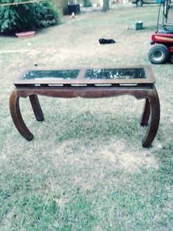 Oriental style sofa table