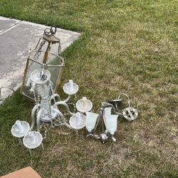 Three Working Light Fixtures