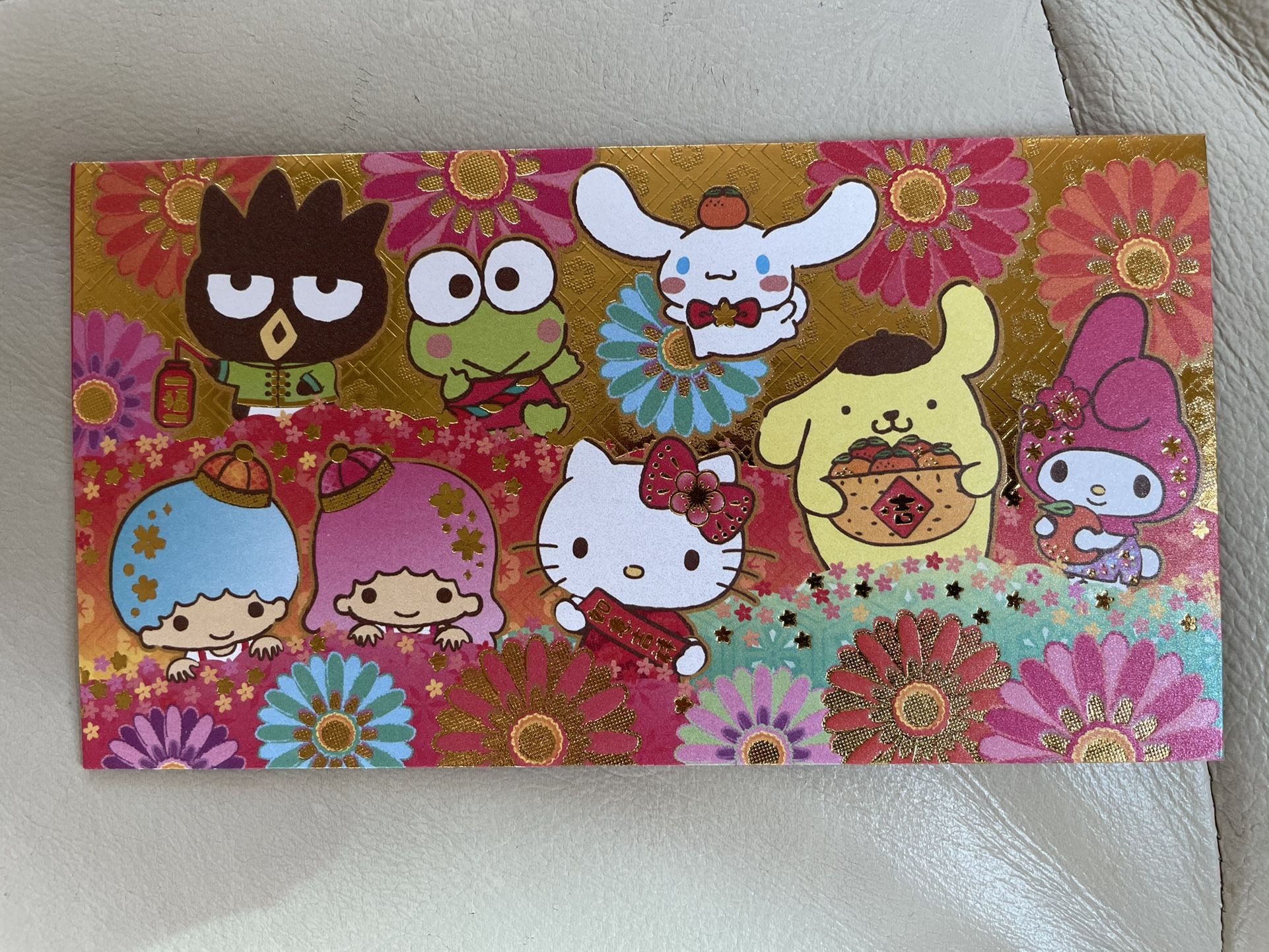 Brand New Sanrio Characters Hello Kitty, My Melody, Little Twin Stars Keroppi Chinese New Year Red/lucky Envelopes