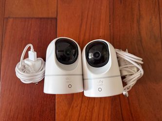 2 Eufy Security Indoor Pan & Tilt Cameras – WiFi Pet/Home Cameras