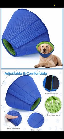 Soft dog cone collar alternative