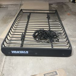 Rhino Lined Yakima Mega Warrior Roof Rack With Extension