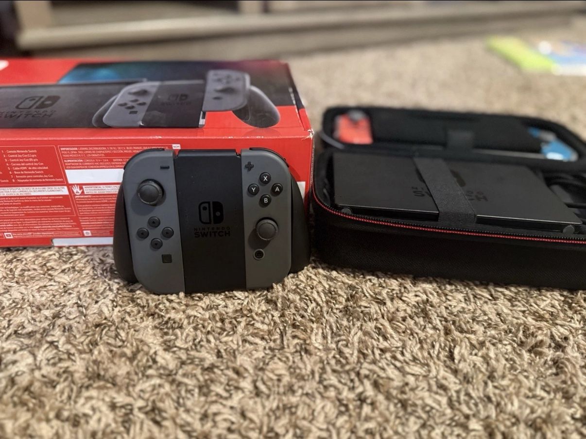 Nintendo Switch Original W/ Carrying Case And Original Box