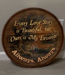 Vintage Wall Decor 21”