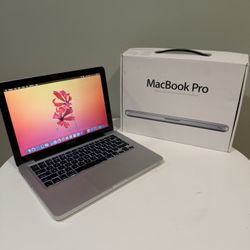 Apple MacBook Pro 13” Mid 2012 With Original Box MacOS Catalina 
