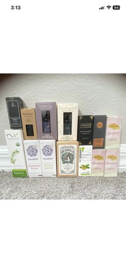 New - Essential Oils Lot - 14 items and multiple brands