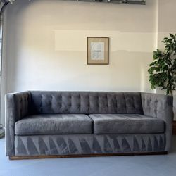 Velvet sofa