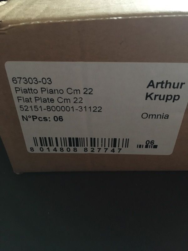 Arthur Krupp Porcelain Salad Plates 12