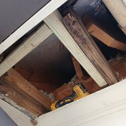 We repair damaged wood.