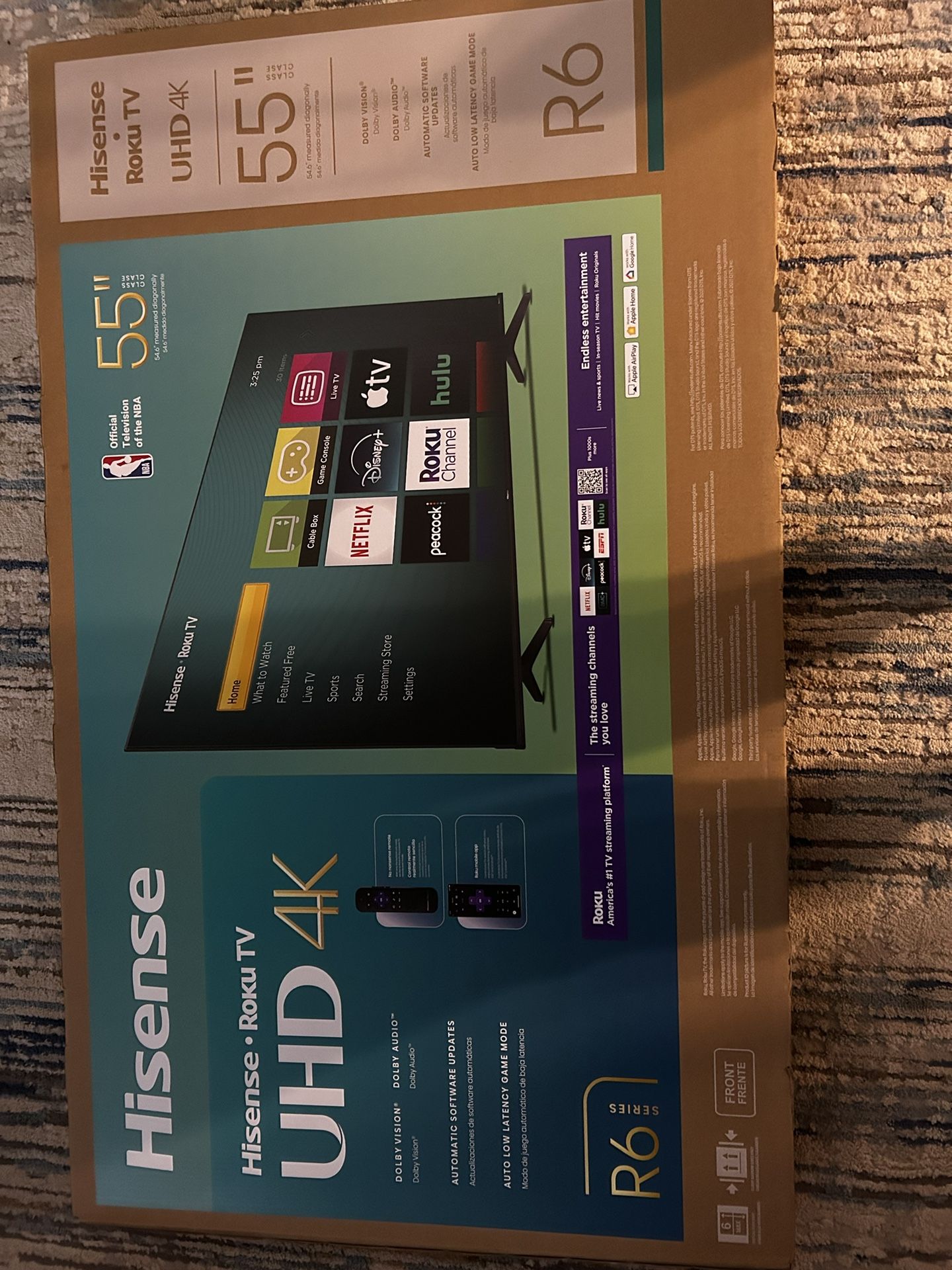 Brand New Hisense 55” T.v