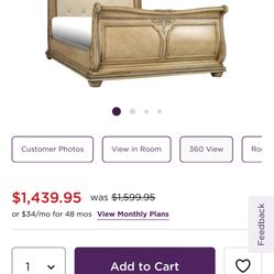Queen Size Sled bed