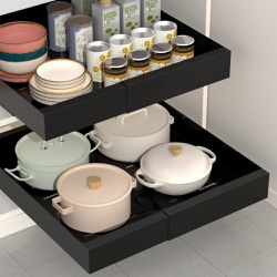 Pull out cabinet organizer