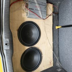 2 12” Subs And Amp