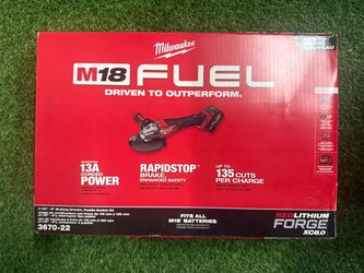 Milwaukee M18 FUEL 4-1/2"-6" Braking Grinder Kit