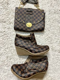 Shoes And Handbag Set New