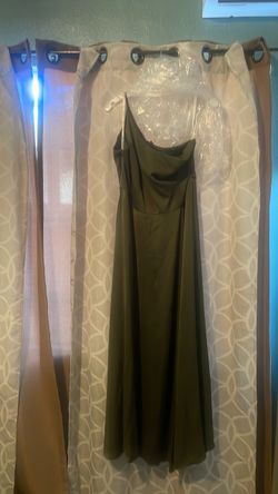 Olive green dress