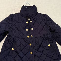 Navy Blue Quilted Janie and JACK JACKET