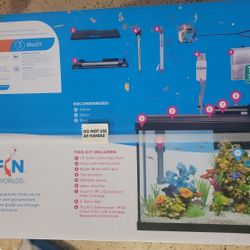 Aquarium with Kit Starter and ACCESSORIES 