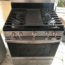 GE Stove & Sharp Microwave