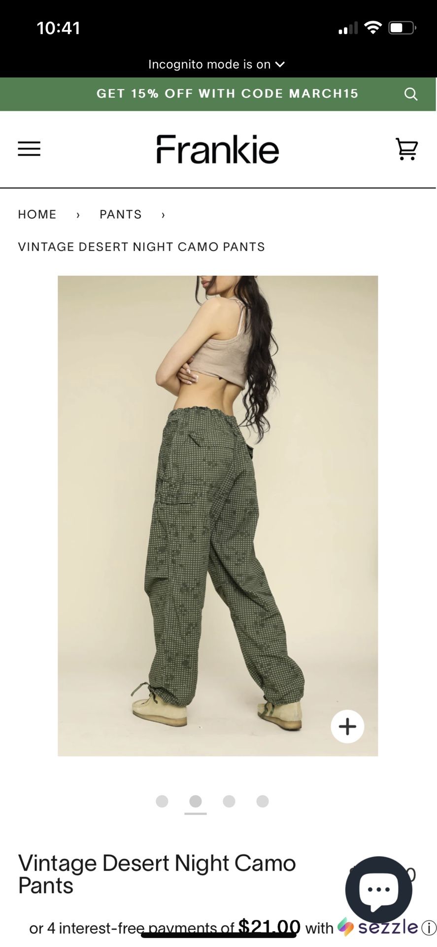 Green Camo Pants