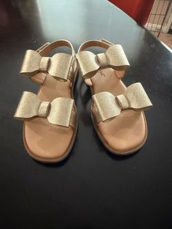 Gold sandals for girls size 12