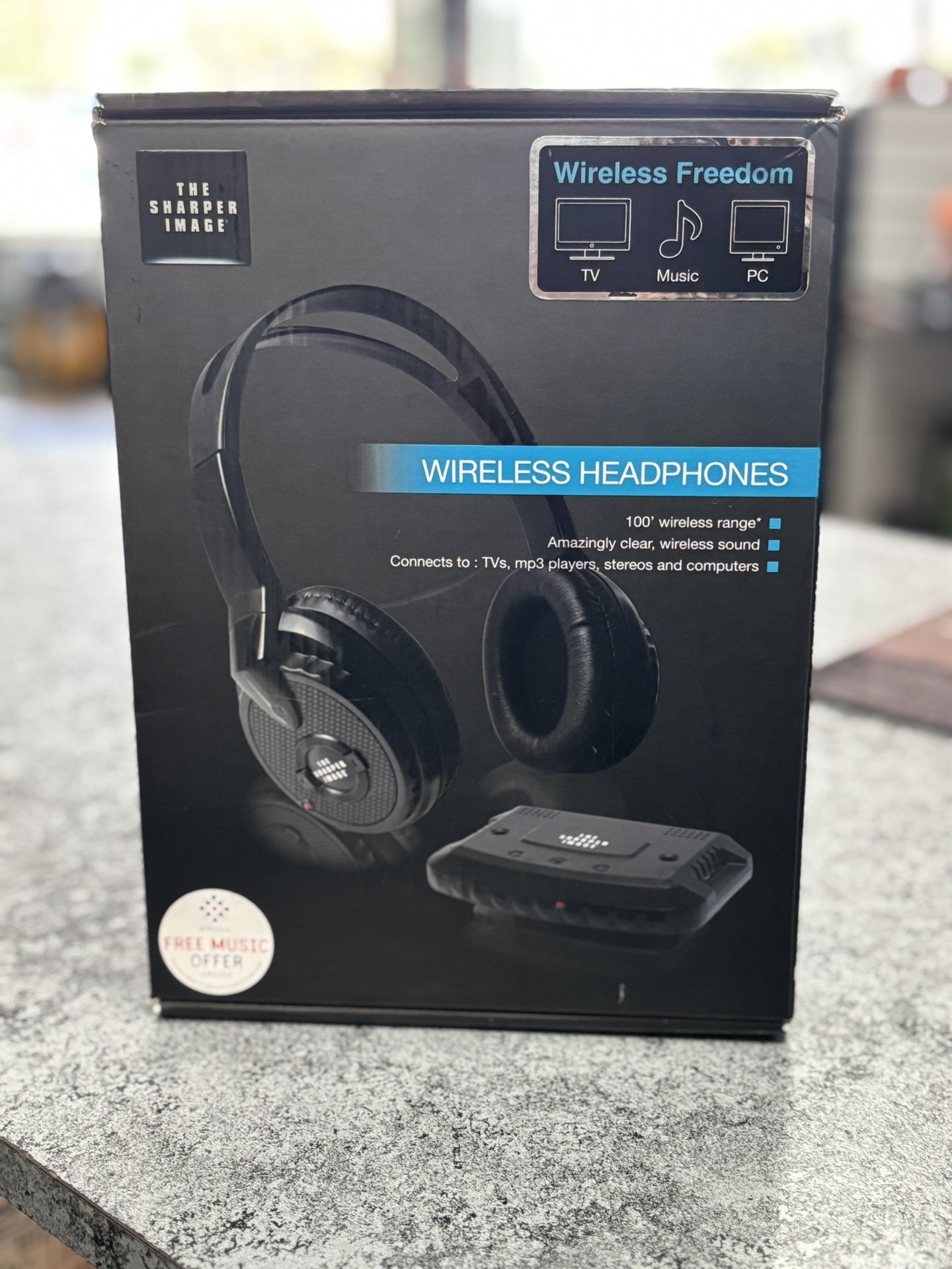 Sharper Image Wireless Headphones