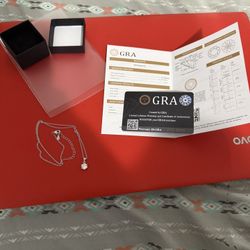 1CT Moissanite Pendant Necklace