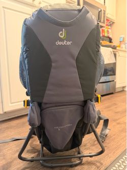 Deuter Kid Comfort 1 Backpack Hiking Child Carrier Gray