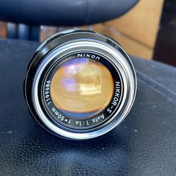Nikon Nikkor-S 50mm f1.4 Manual Lens
