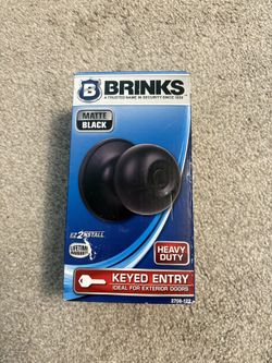 Matte Black New In Box Doorknob