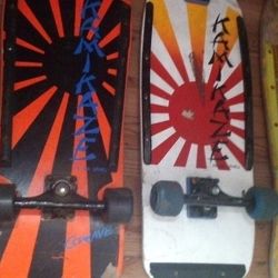 Vintage Action Sports "Kamikaze" Skateboards