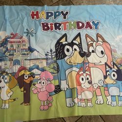 Bluey Birthday Banner