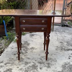 BERKEY GAY ANTIQUE WOODEN EXPANSION TABLE 