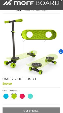 Morfboard Skate/Scoot Combo