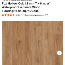 About 100 Sqft of Laminate Flooring